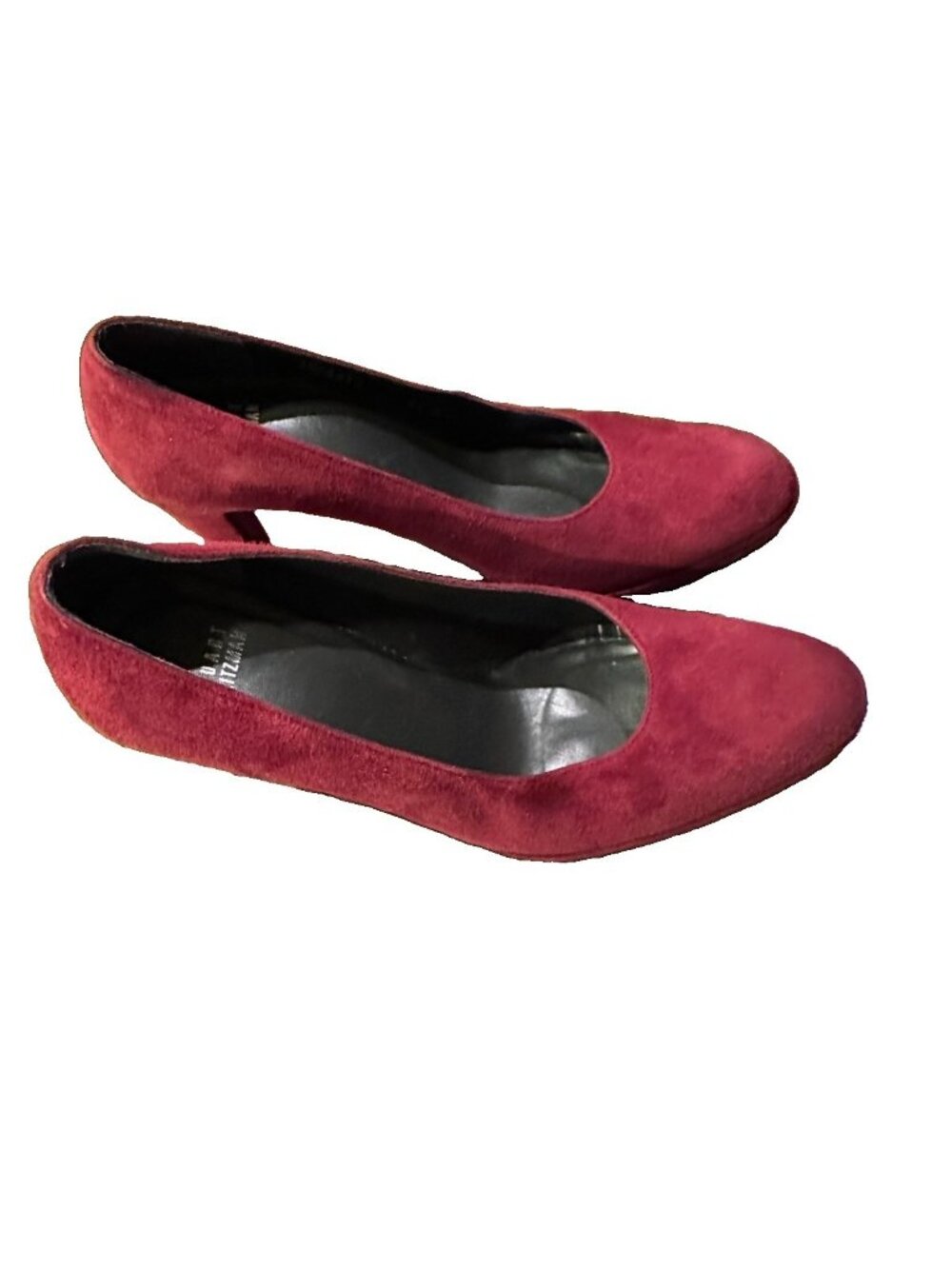 Stuart Weitzman Res Suede Round Toe Platform Heel 8.5 M